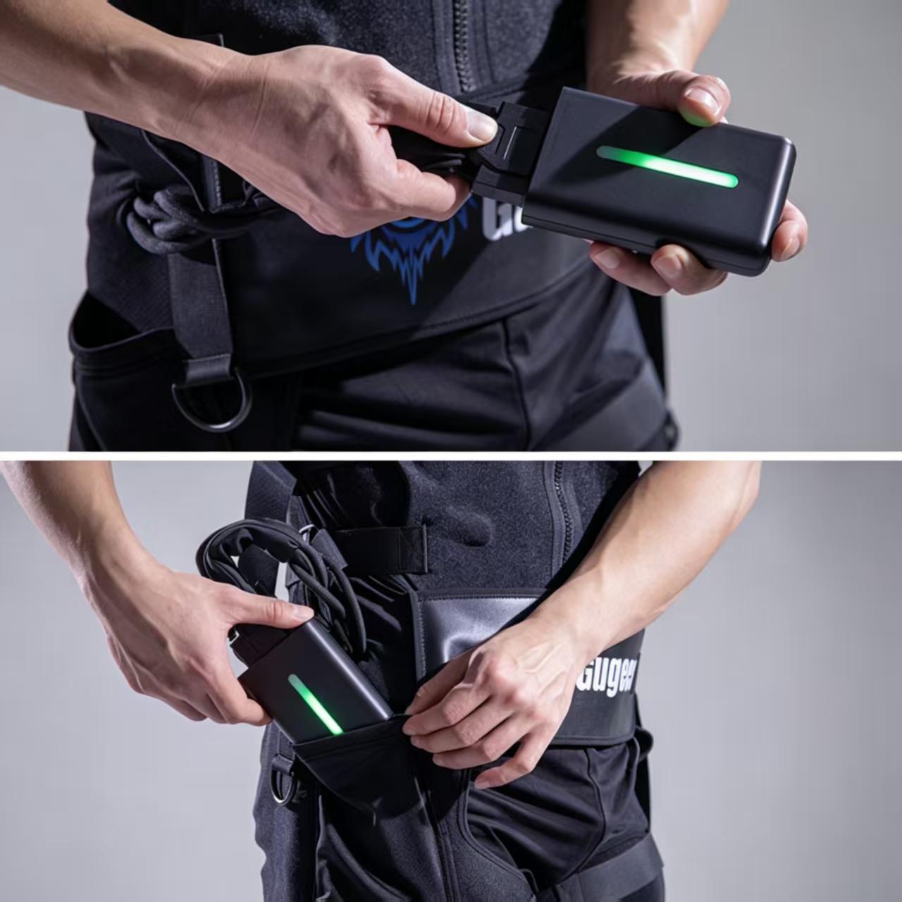 ems split training vest suit